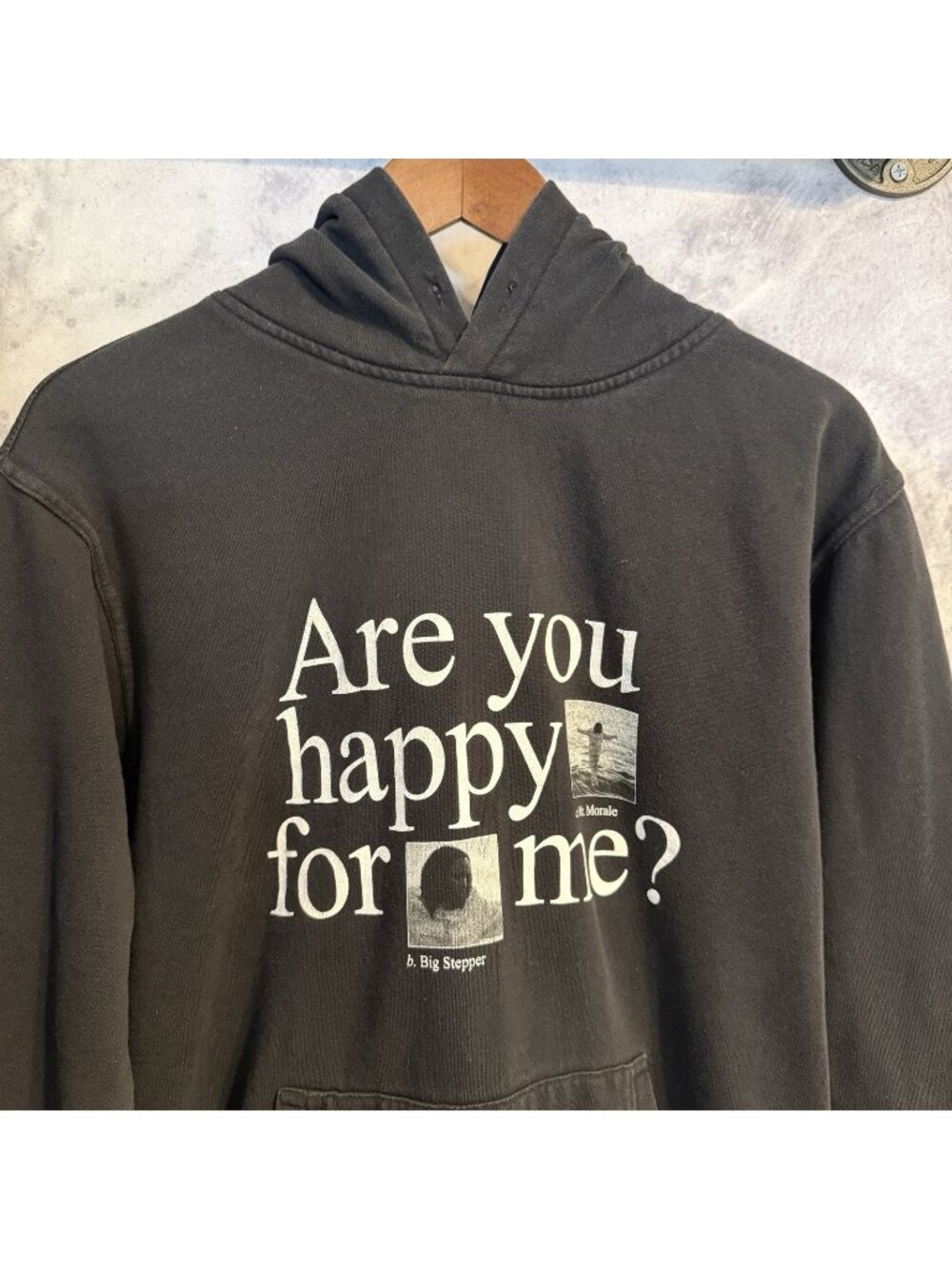 Oklama Big Steppers Kendrick Lamar Hoodie Sweatshirt Mens Medium M Black